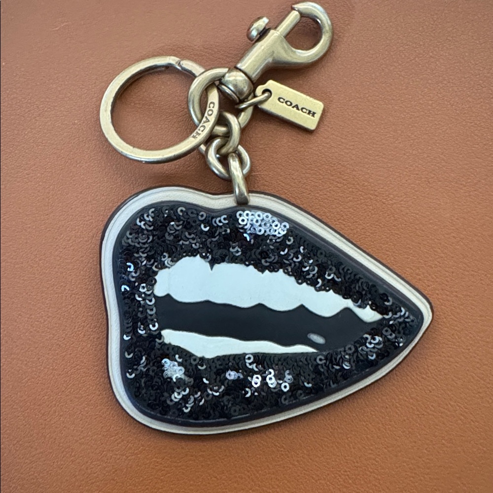 Coach X Tom Wesselmann Lips Keychain Bag Charm